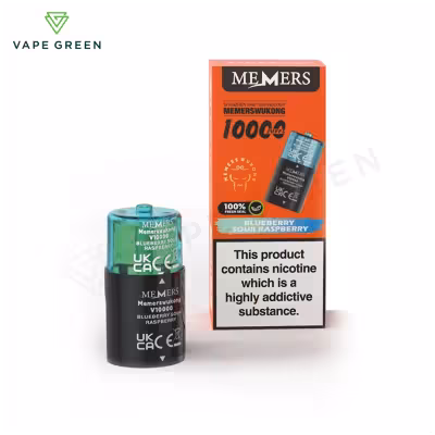 Blueberry Sour Raspberry Prefilled Pod Refill Pack by Memers Wukong V10000