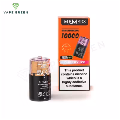 Cherry Ice Prefilled Pod Refill Pack by Memers Wukong V10000