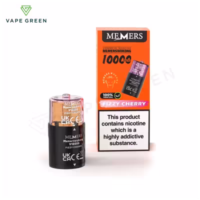 Fizzy Cherry Prefilled Pod Refill Pack by Memers Wukong V10000
