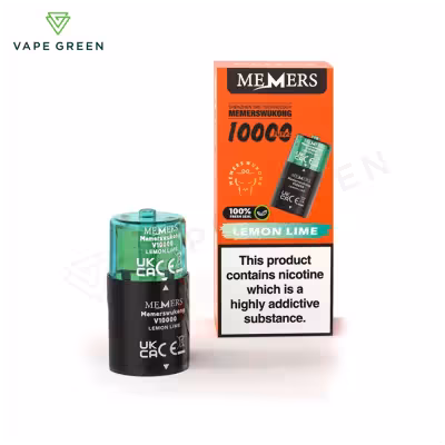 Lemon Lime Prefilled Pod Refill Pack by Memers Wukong V10000