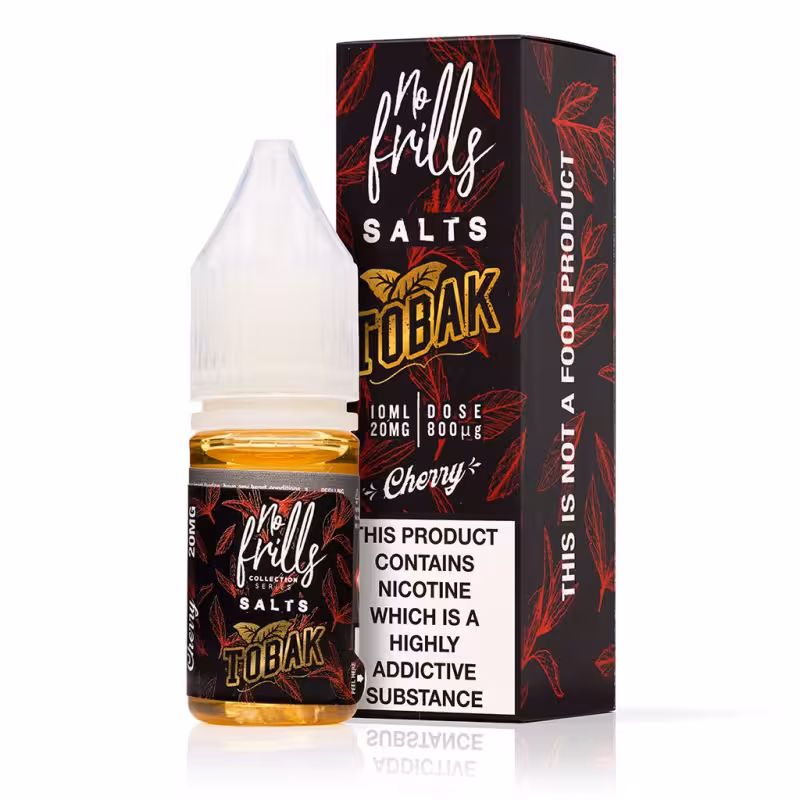 Cherry Tobacco E-Liquid by No Frills Tobak Salts