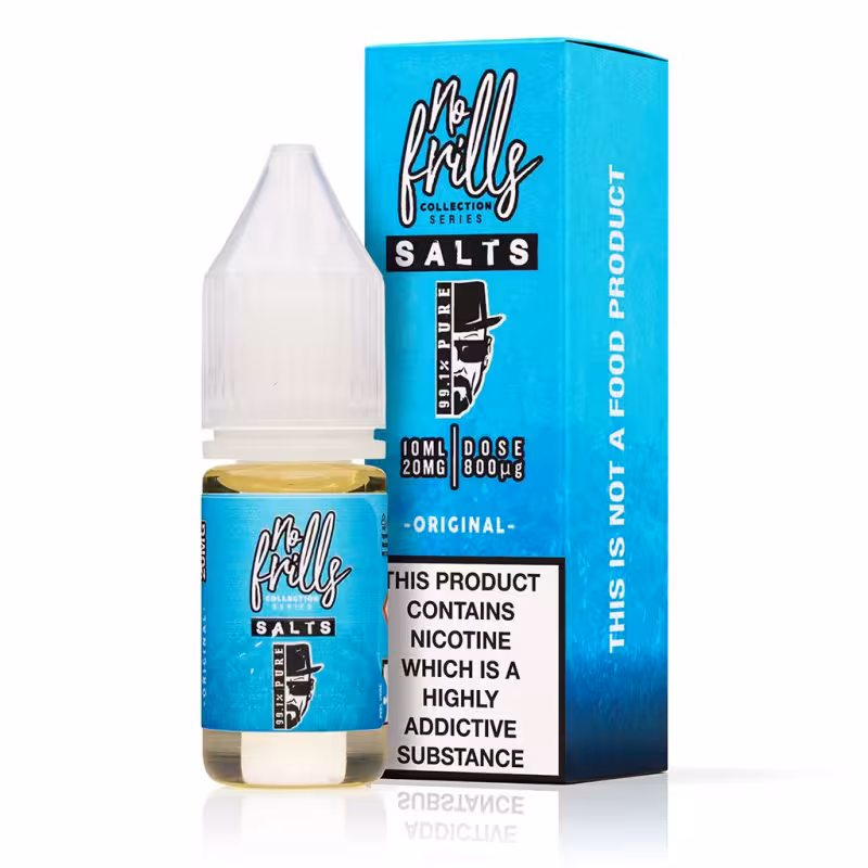 Original E-Liquid by No Frills 99.1% Pure Salts
