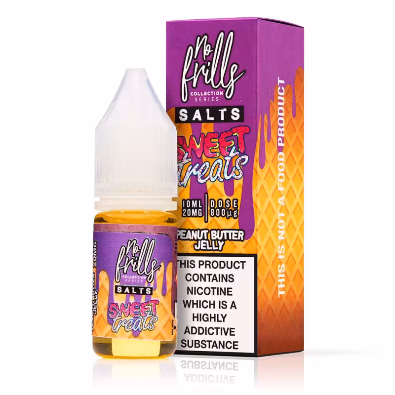 Peanut Butter & Jelly E-Liquid by No Frills Sweet Treats Salts