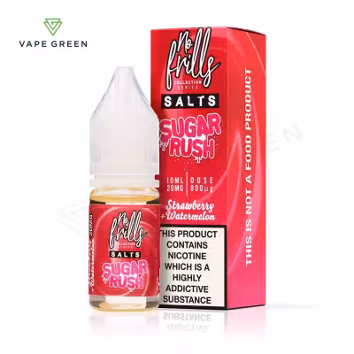 Strawberry Watermelon Nic Salt E-Liquid by No Frills Sugar Rush