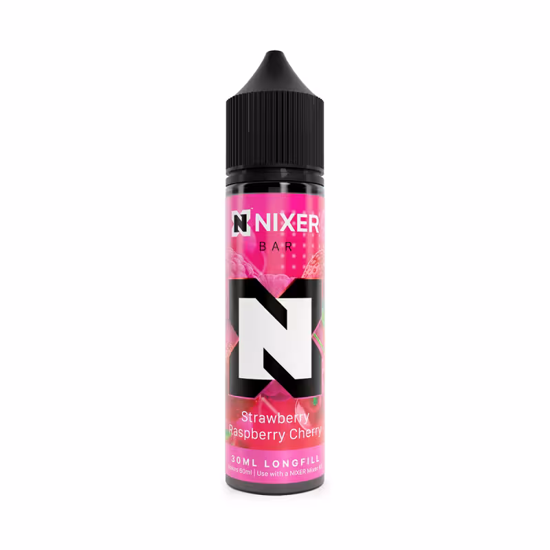 Strawberry Raspberry Cherry Longfill E-Liquid Concentrate by Nixer - Image 1