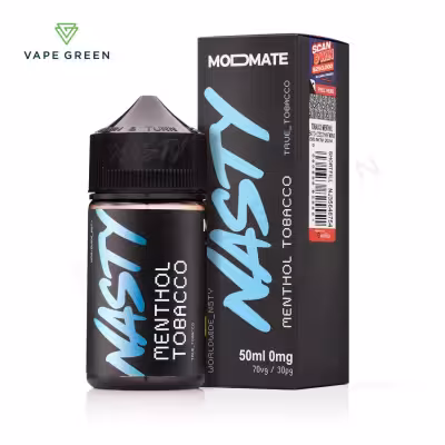 Menthol Tobacco Shortfill E-Liquid by Nasty ModMate 50ml