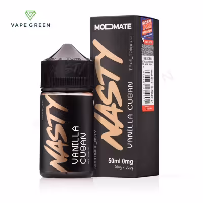 Vanilla Cuban Shortfill E-Liquid by Nasty ModMate 50ml