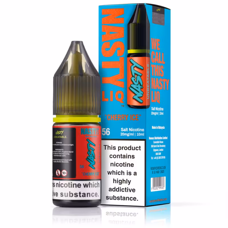 Cherry Ice Nic Salt E-Liquid by Nasty Liq - Image 1