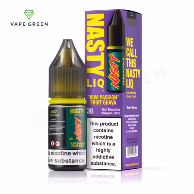 Kiwi Passionfruit Guava Nic Salt E-Liquid by Nasty Liq
