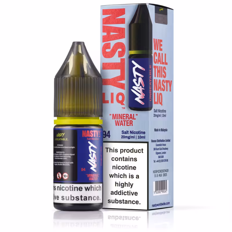 Mineral Water Nic Salt E-Liquid by Nasty Liq - Image 1