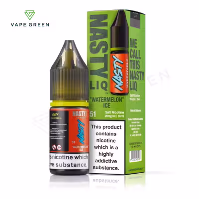 Watermelon Ice Nic Salt E-Liquid by Nasty Liq