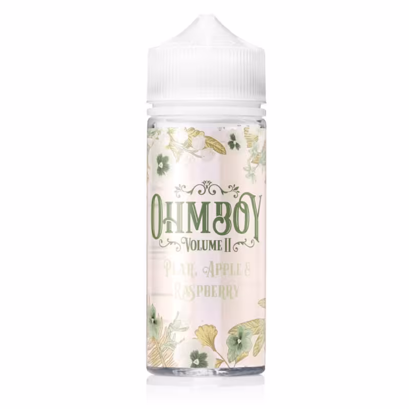 Pear, Apple and Raspberry E-Liquid by Ohm Boy Volume II 100ml - Image 1