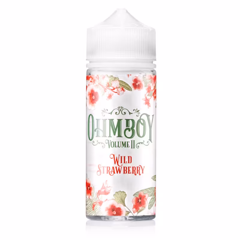 Wild Strawberry Shortfill E-Liquid by Ohm Boy Volume II 100ml - Image 1