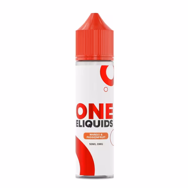 Mango & Passionfruit Shortfill E-Liquid by One E-Liquids 50ml - Image 1