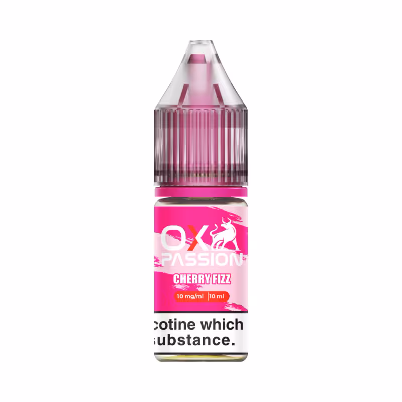 Cherry Fizz Nic Salt E-Liquid by OX Passion - Image 1
