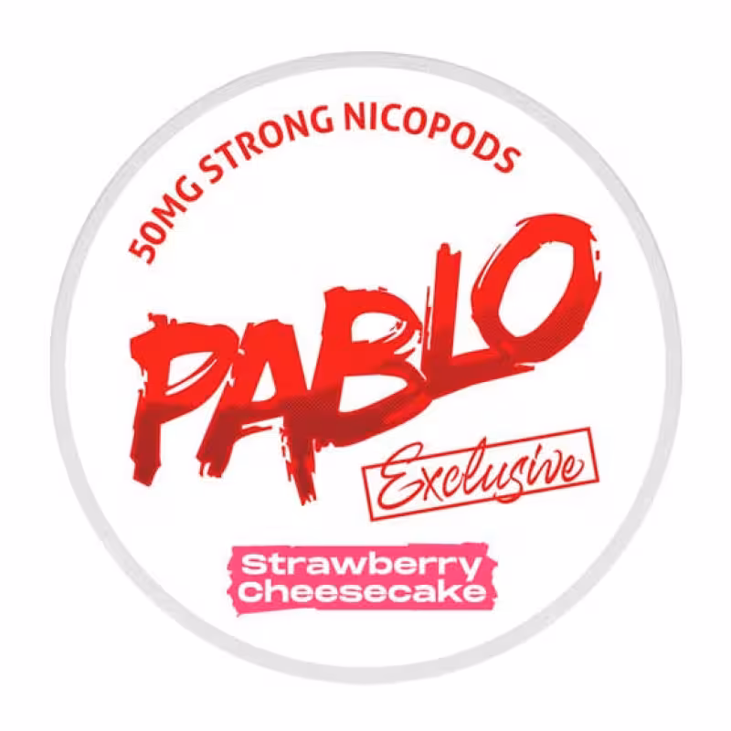Strawberry Cheesecake Nicotine Pouches by Pablo - Image 1