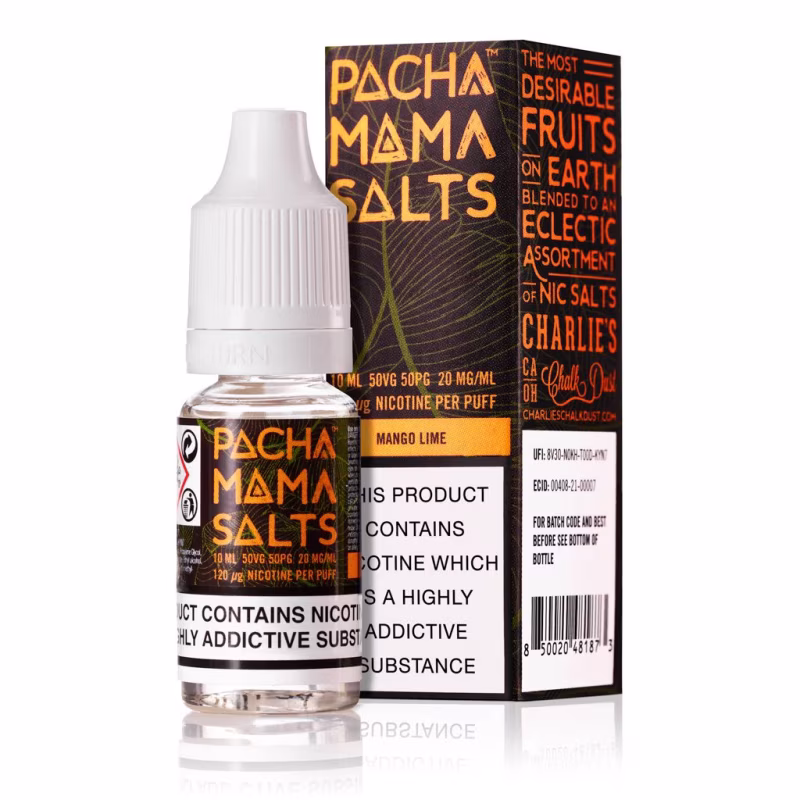 Mango Lime Nic Salt E-Liquid by Pacha Mama