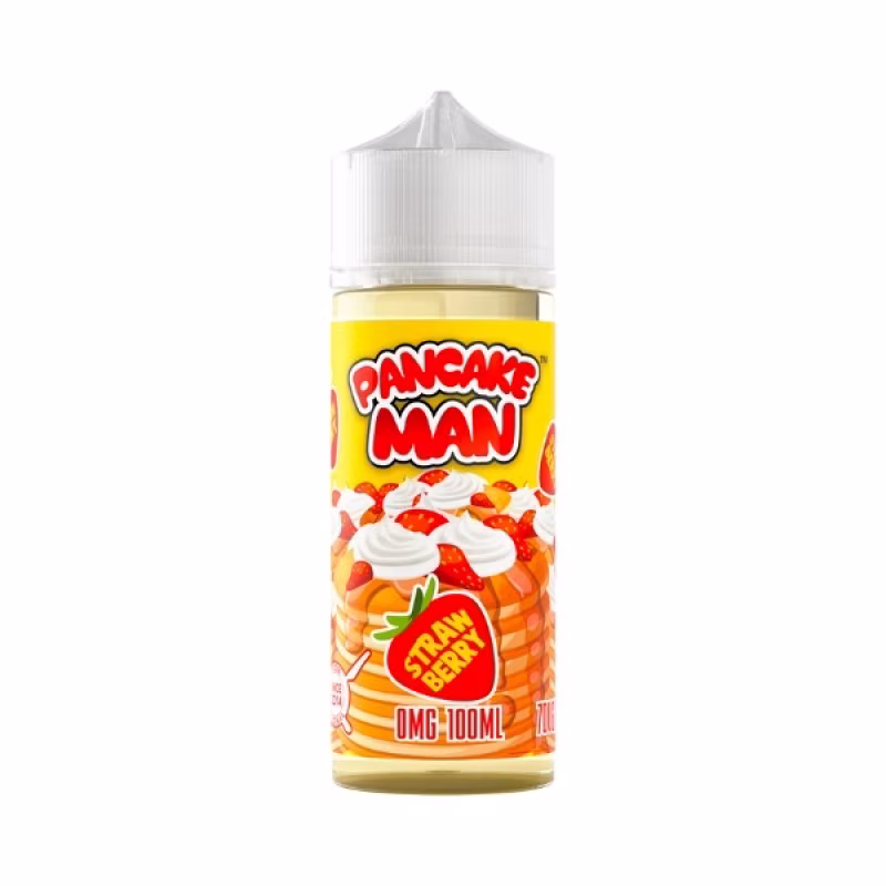 Strawberry Shortfill E-Liquid by Pancake Man 100ml