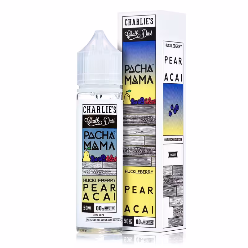 Huckleberry, Pear and Acai E-Liquid by Pacha Mama 50ml