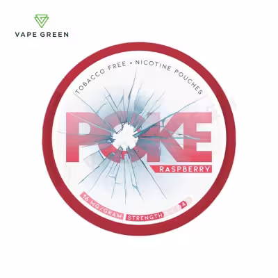 Raspberry Nicotine Pouches by Poke