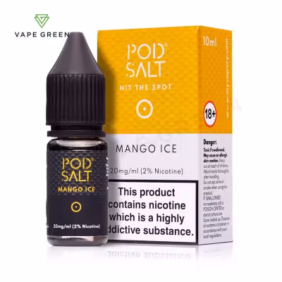 Mango Ice Nic Salt E-Liquid by Pod Salt