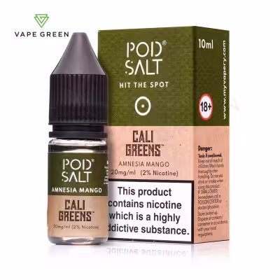 Amnesia Mango Nic Salt E-Liquid by Pod Salt