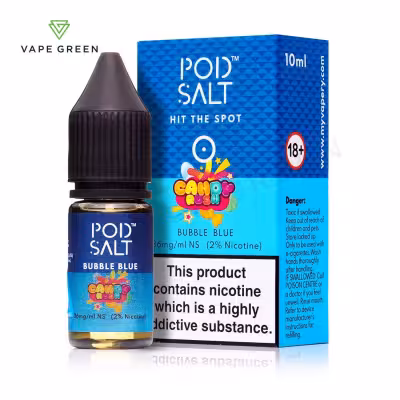 Bubble Blue Nic Salt E-Liquid by Pod Salt