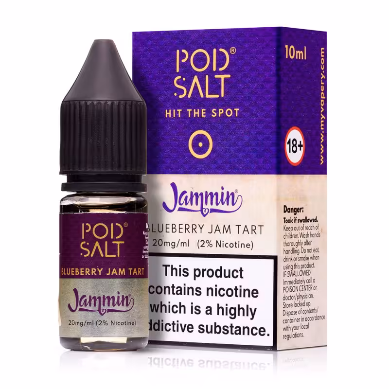 Blueberry Jam Tart eLiquid by Pod Salt