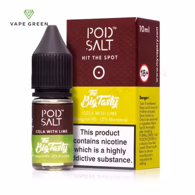 Cola with Lime Nic Salt E-Liquid by Pod Salt