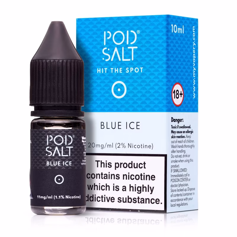 Blue Ice Nic Salt E-Liquid by Pod Salt