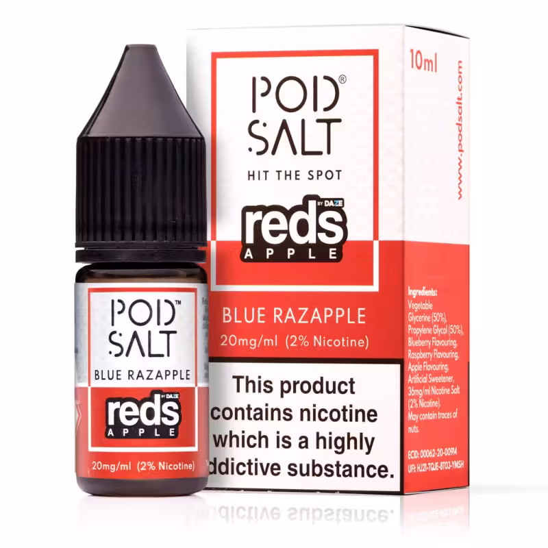 Blue Razapple Nic Salt E-Liquid by Pod Salt - Image 1