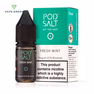 Fresh Mint Nic Salt E-Liquid by Pod Salt