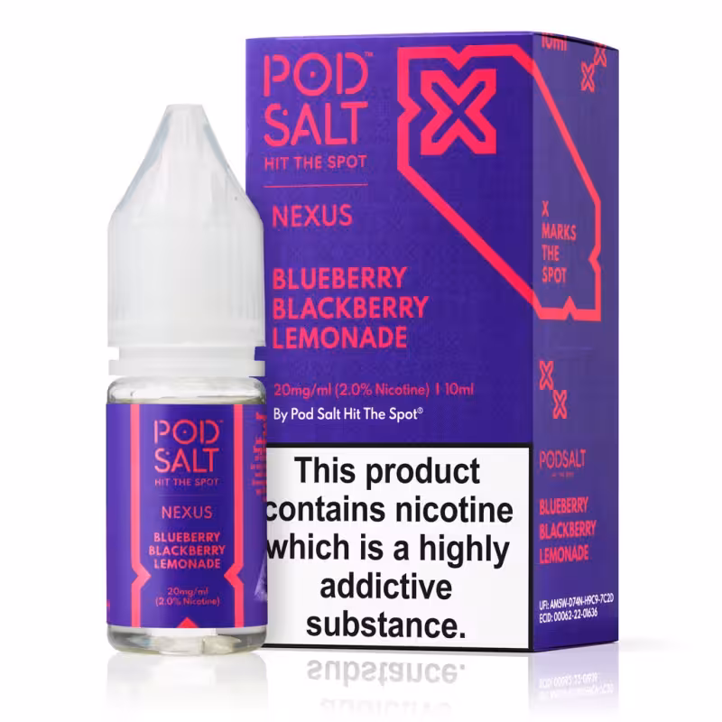 Blueberry Blackberry Lemonade Nic Salt E-Liquid by Nexus Pod Salt - Image 1