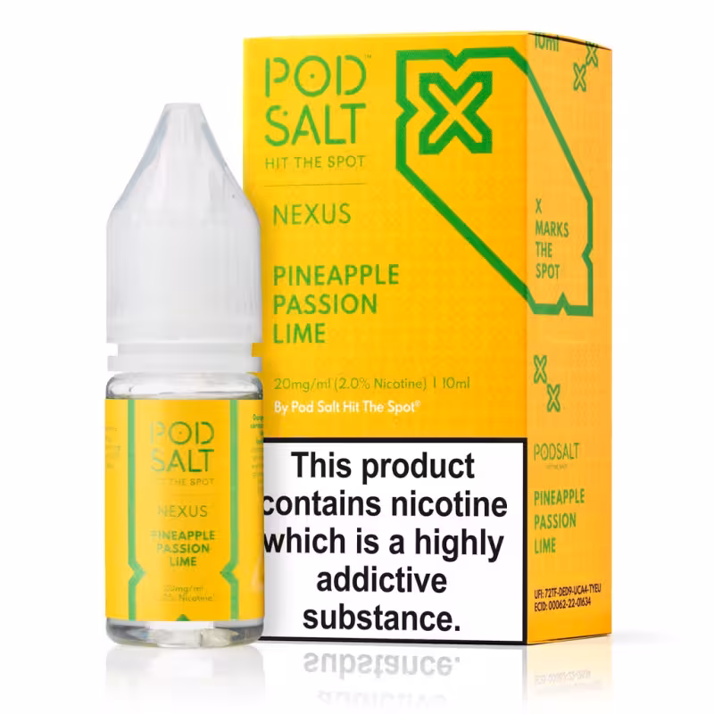Pineapple Passion Lime Nic Salt E-Liquid by Nexus Pod Salt - Image 1