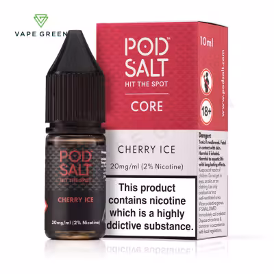 Cherry Ice Nic Salt E-Liquid by Pod Salt Core