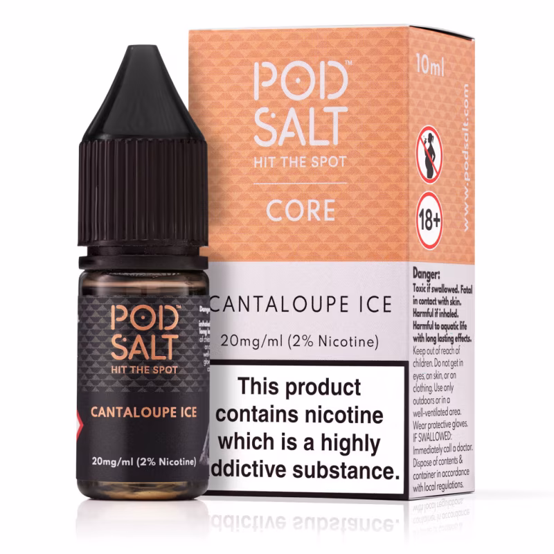 Cantaloupe Ice Nic Salt E-Liquid by Pod Salt Core