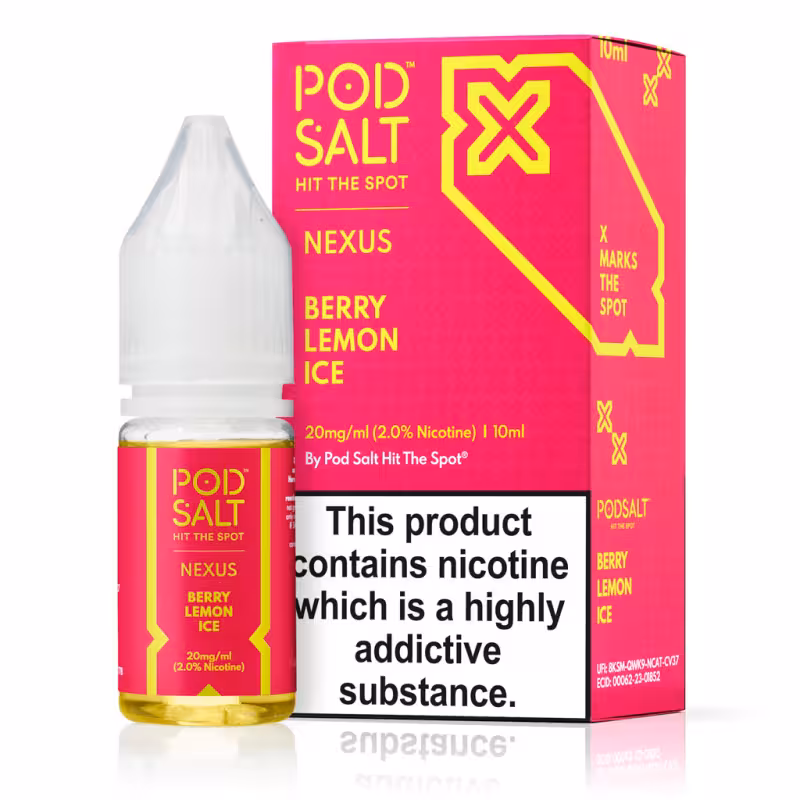 Berry Lemon Ice Nic Salt E-Liquid by Nexus Pod Salt - Image 1
