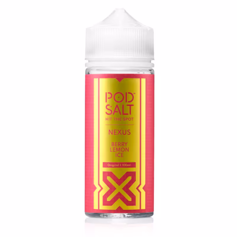 Berry Lemon Ice Shortfill E-Liquid by Nexus Pod Salt 100ml - Image 1
