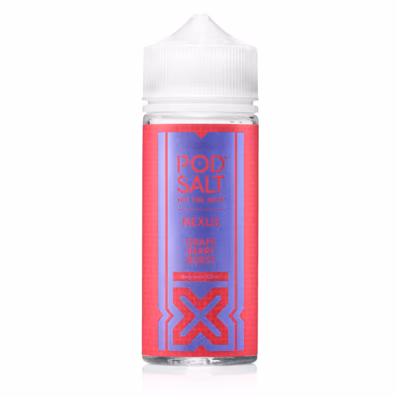 Grape Berry Burst Shortfill E-Liquid by Nexus Pod Salt 100ml - Image 1