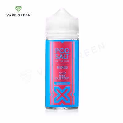Sour Blue Raspberry Shortfill E-Liquid by Nexus Pod Salt 100ml