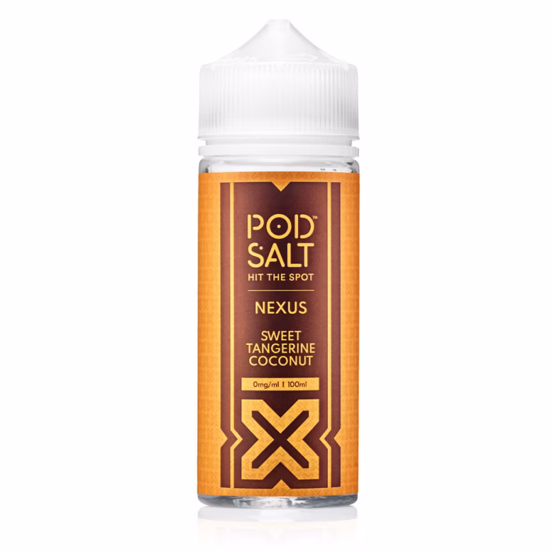 Sweet Tangerine Coconut Shortfill E-Liquid by Nexus Pod Salt 100ml