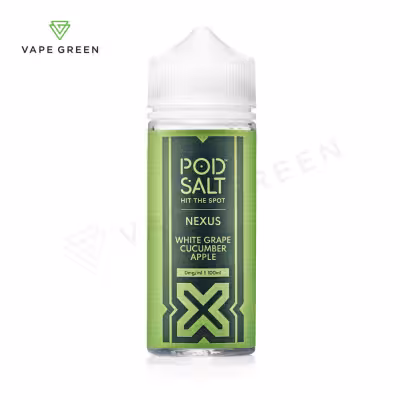 White Grape Cucumber Apple Shortfill E-Liquid by Nexus Pod Salt 100ml