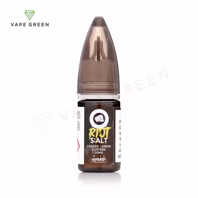 Loaded Lemon Custard Hybrid Nic Salt E-Liquid by Riot Squad