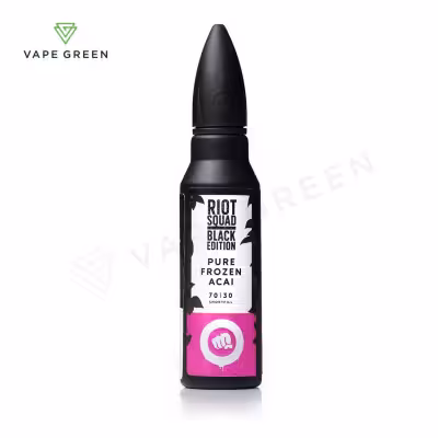 Pure Frozen Acai Shortfill E-Liquid by Riot Squad Black Edition 50ml
