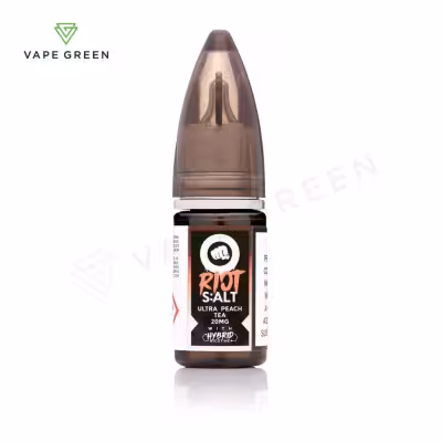 Ultra Peach Tea Hybrid Nic Salt E-Liquid by Riot Squad Black Edition