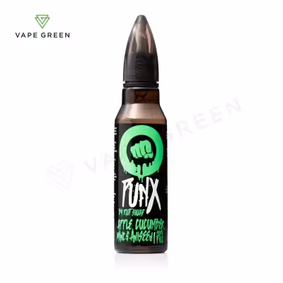Apple, Cucumber, Mint, Aniseed Shortfill E-Liquid by Riot Squad Punx 50ml