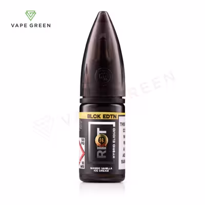Mango Vanilla Ice Cream E-Liquid by Riot BLCK EDTN Hybrid Salt