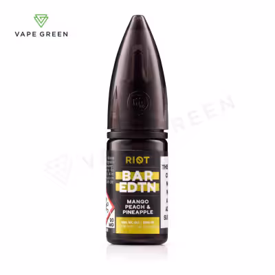 Mango Peach & Pineapple Nic Salt E-Liquid by Riot BAR EDTN