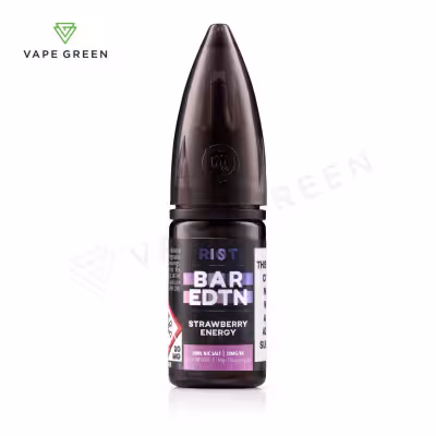 Strawberry Energy Nic Salt E-Liquid by Riot BAR EDTN