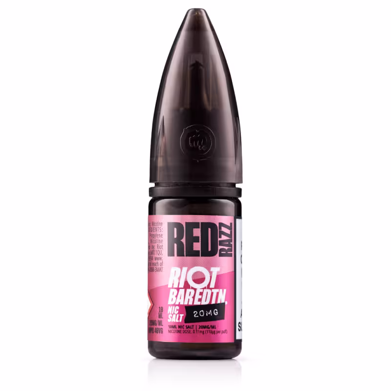 Red Razz Nic Salt E-Liquid by Riot BAR EDTN - Image 1